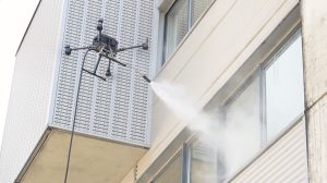 Lavage de vitres par drone à Carbonne