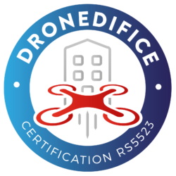 Télépilote certifié RS5523 RS7451 intervention drone Toulouse Carbonne sécurité bâtiment